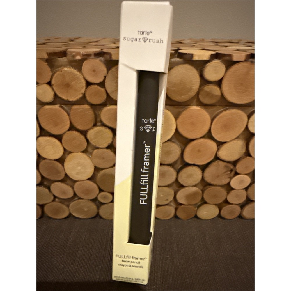 Tarte Sugar Rush FULLfill Framer Brow Pencil BLACK BROWN - Full Size - NIB